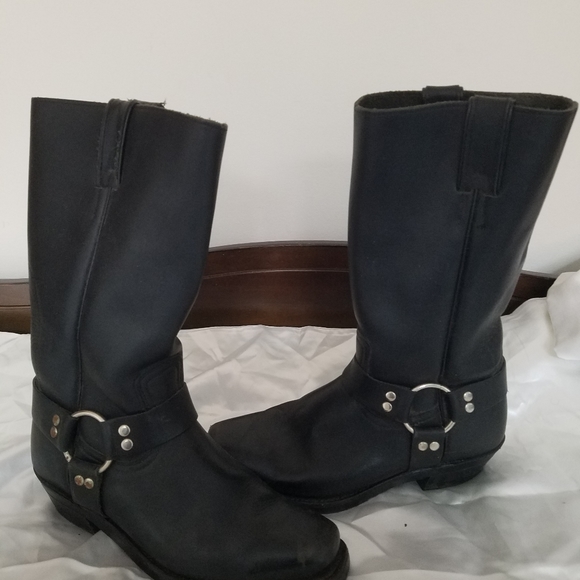 Leather women Boots boulet made in Canada - Picture 2 of 7